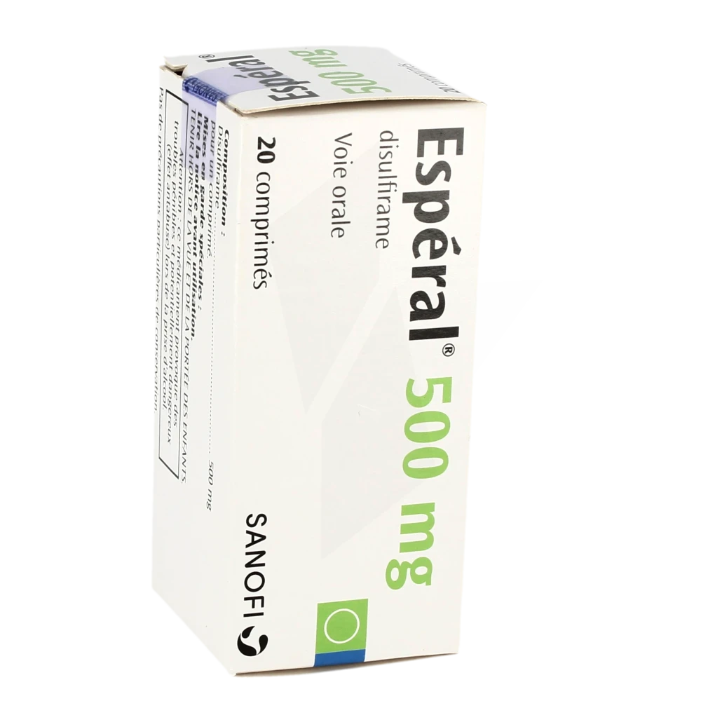 Esperal 500 Mg, Comprimé