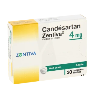 Candesartan Zentiva 4 Mg, Comprimé Sécable