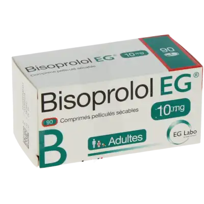 Bisoprolol Eg 10 Mg, Comprimé Pelliculé Sécable à Abbeville