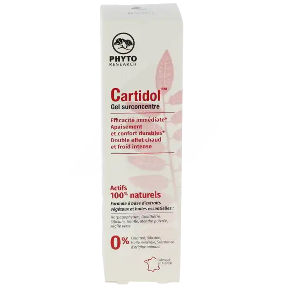 Cartidol Gel Articulaire Gel Apaise Les Zones Sensibles T/120ml