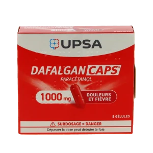 Dafalgancaps 1000 Mg, Gélule