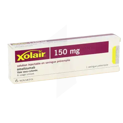 Xolair 150 Mg, Solution Injectable En Seringue Préremplie à SAINT-PRIEST