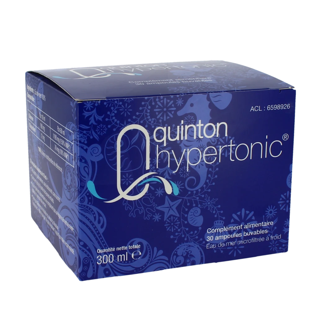 Quinton Hypertonic Solution Buvable 30 Ampoules/10ml
