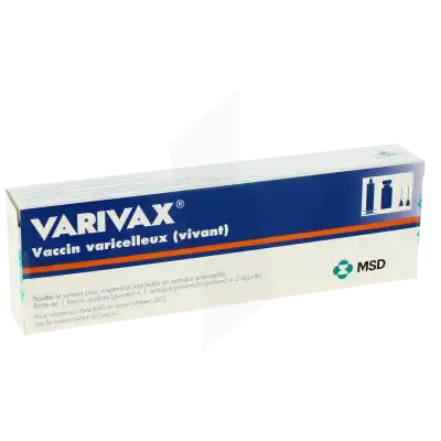 Varivax, Poudre Et Solvant Pour Suspension Injectable En Seringue Préremplie. Vaccin Varicelleux (vivant) à STRASBOURG