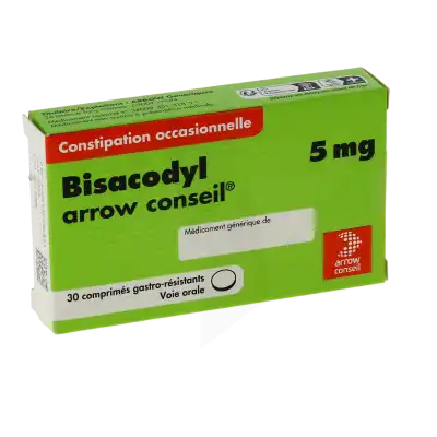 Bisacodyl Arrow Conseil 5 Mg Cpr Gastro-rés Plq/30 à MIRAMONT-DE-GUYENNE