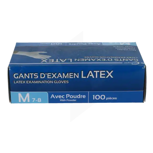 Cooper Gant Examen Latex Ambidextre M B/100