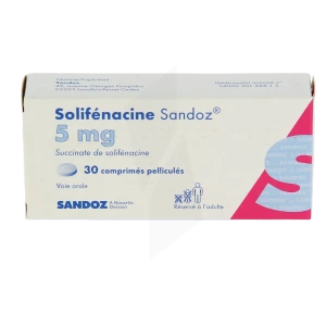 Solifenacine Sandoz 5 Mg, Comprimé Pelliculé