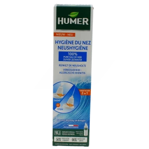 Humer Hygiène Du Nez Spray Nasal 100% Eau De Mer Spray De 150 Ml