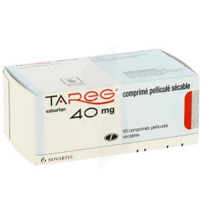 Tareg 40 Mg, Comprimé Pelliculé Sécable