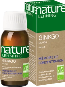 Lehning Nature Ginkgo Biloba Ab Extrait Hydroalcoolique Fl Compte Gouttes/60ml