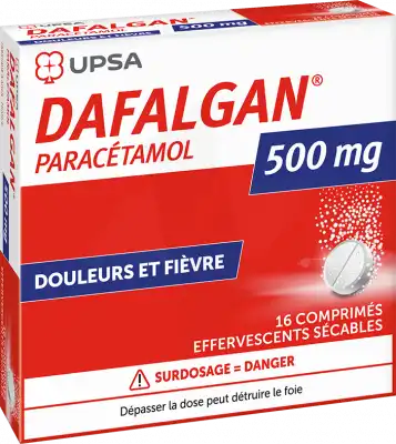 Dafalgan 500 Mg, Comprimé Effervescent Sécable à CLERMONT-FERRAND