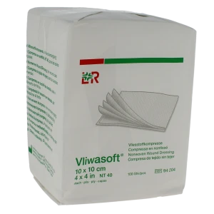 Lohmann & Rauscher Vliwasoft Compresse Non Stérile Non Tissée 10x10cm B/100