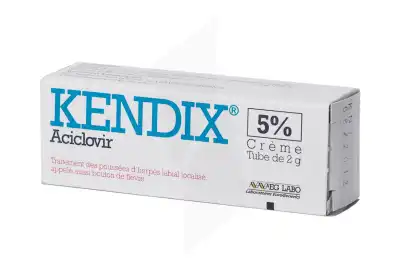 Kendix 5 % Cr Herpès Labial T/2g à Auterive