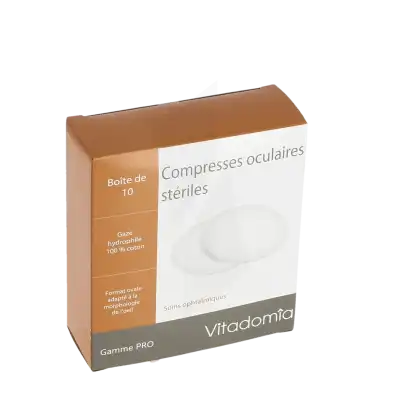 Vitadomia Compr Oculaire Stérile Gaze B/10 à Gradignan