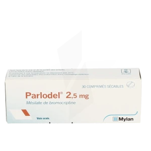 Parlodel 2,5 Mg, Comprimé Sécable