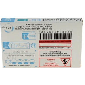 Montelukast Eg 5 Mg, Comprimé à Croquer