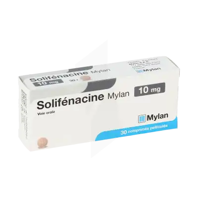 Solifenacine Viatris 10 Mg, Comprimé Pelliculé à Nice