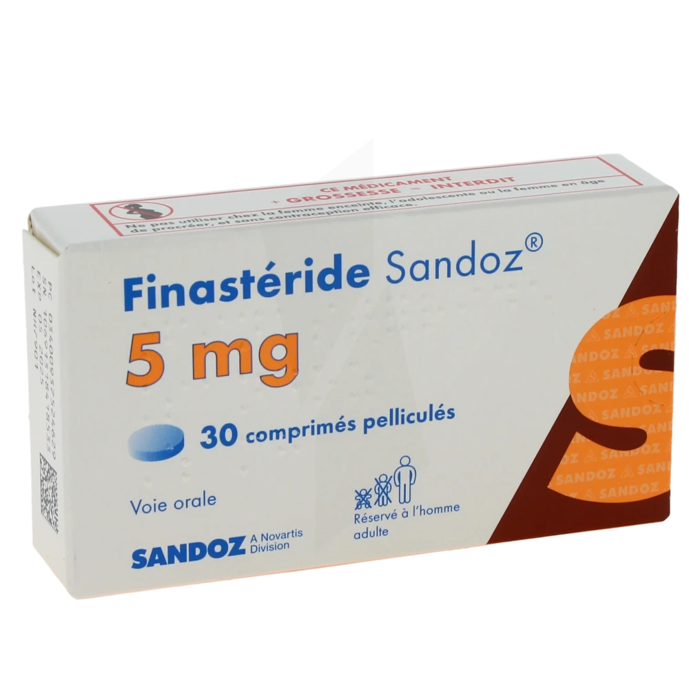 Finasteride Sandoz 5 Mg Cpr Pell Plq/30