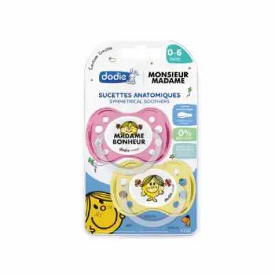 Dodie Duo Sucette Anatomique Silicone 0-6mois Me Bonheur B/2 à Drocourt