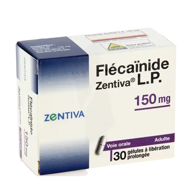 Flecainide Zentiva Lp 150 Mg, Gélule à Libération Prolongée