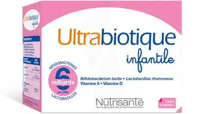 Nutrisanté Ultrabiotique Infantile Poudre Pour Solution Buvable Flore Intestinale 7 Sachets à Hyères