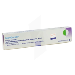 Menquadfi, Solution Injectable. Vaccin Méningococcique Conjugué Des Groupes A,c,w Et Y
