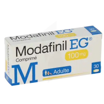 Modafinil Eg 100 Mg, Comprimé à Paris