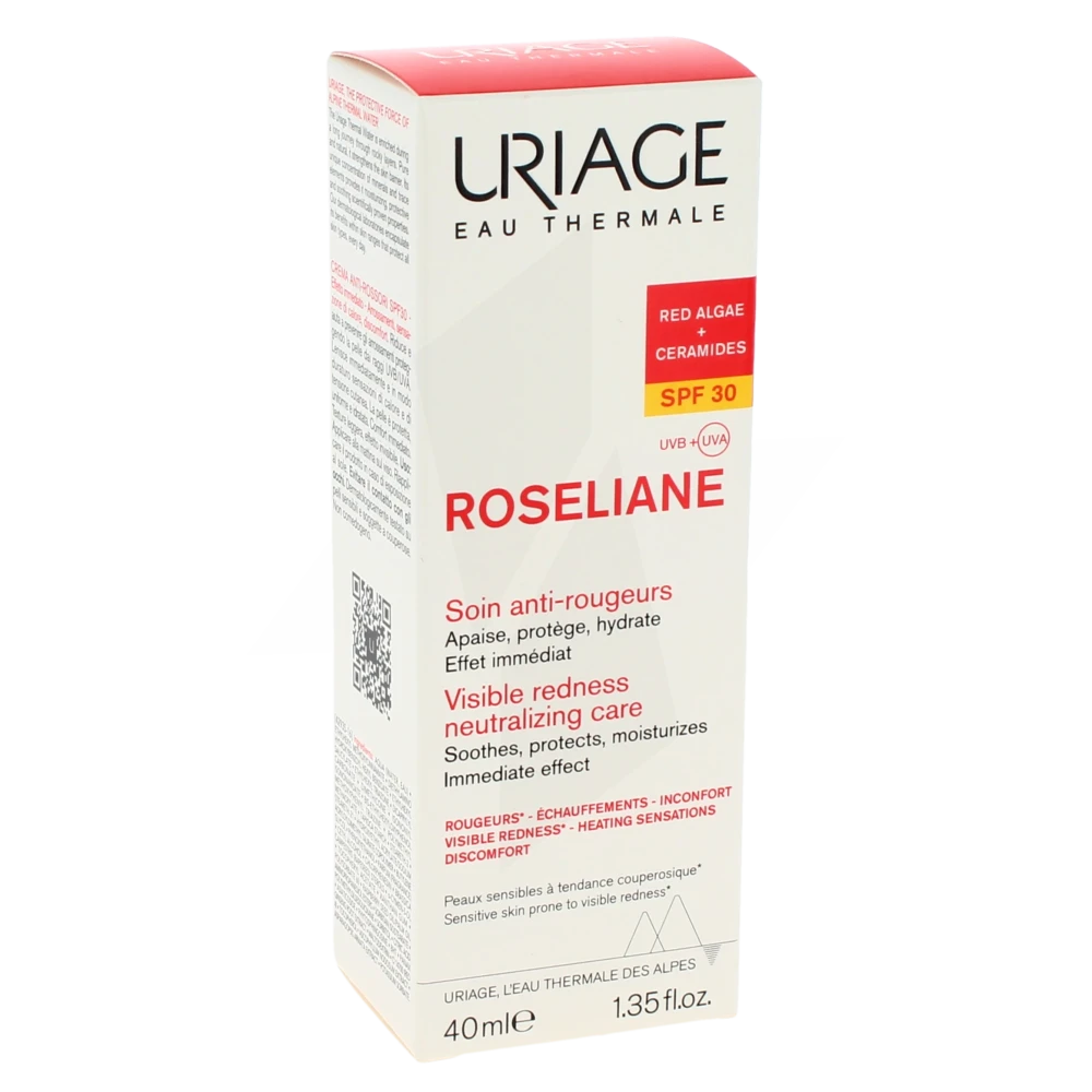 Uriage Roseliane Spf30 Crème Soin Anti-rougeurs T/40ml