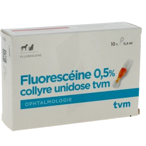 Fluoresceine Collyre En Solution Pour Chiens Et Chats, Collyre En Solution