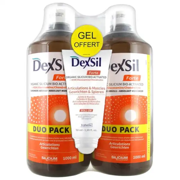 Dexsil Solution Buvable Articulations Msm/glucosamine 2*bouteilles/1000ml+50ml