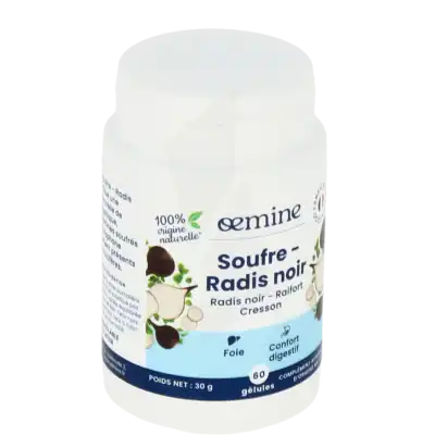 Oemine Souffre - Radis Noir 60 Gélules à BORDEAUX
