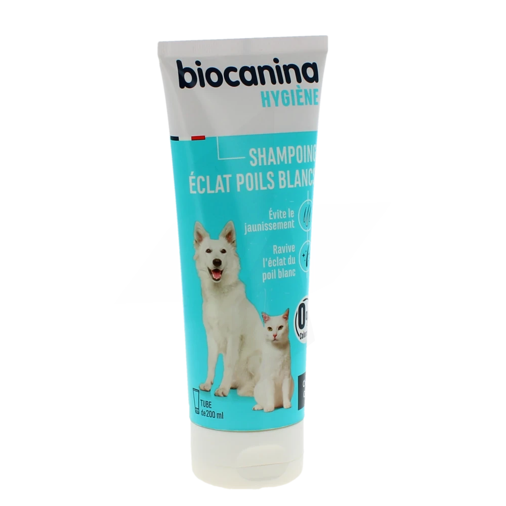 Biocanina Shampoing Éclat Pelage Blanc Flacon De 200 Ml