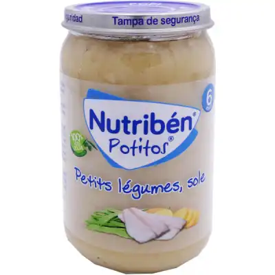Nutribén Potitos Alimentation Infantile Petits Légumes Sole Pot/235g à CHASSE SUR RHÔNE
