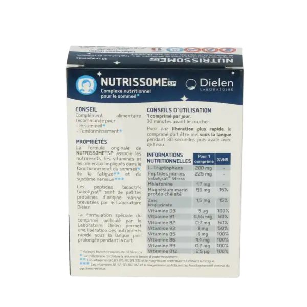 Dielen Nutrissome Sp 30 Comprimés