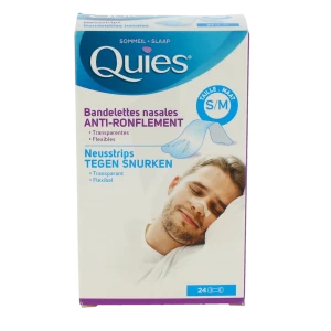 Quies Bandelettes Nasales Anti-ronflement S/m B/24