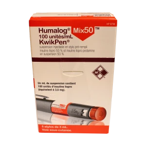 Humalog Mix50 100 Ui/ml Kwikpen, Suspension Injectable