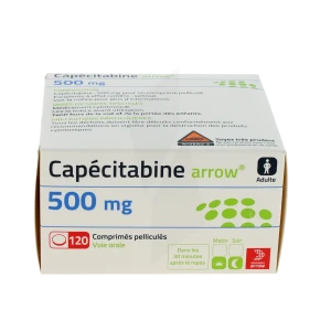 Capecitabine Arrow 500 Mg, Comprimé Pelliculé
