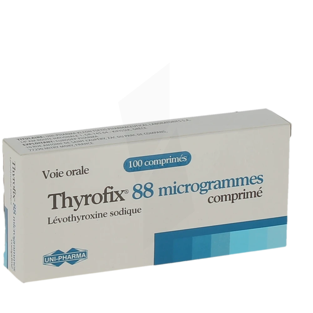 Thyrofix 88 Microgrammes, Comprimé