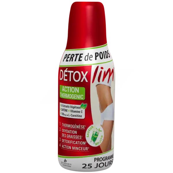 Detoxlim Solution Buvable Perte De Poids Fl/500ml