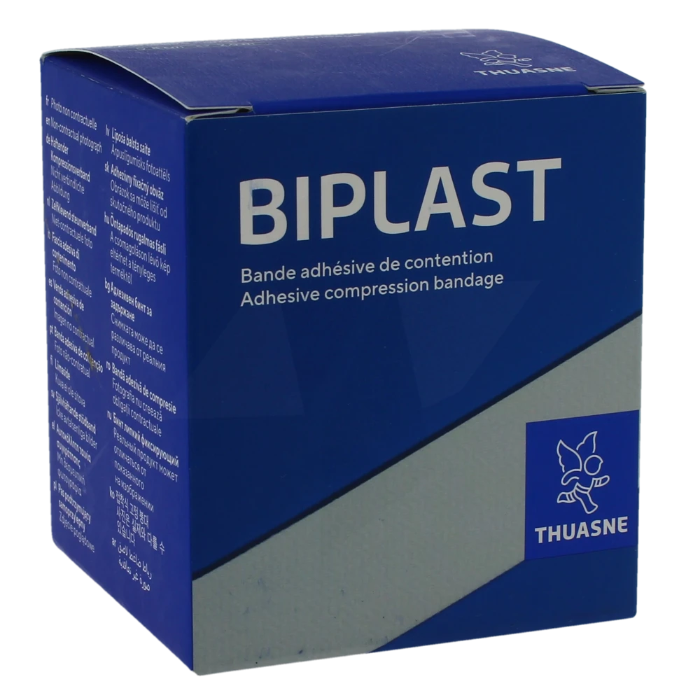 Thuasne Biplast Bande Contention Blanc 8cmx2,5m