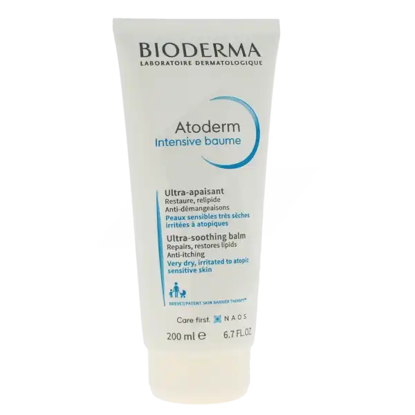 Bioderma Atoderm Intensive Baume Nourrissant Peau Tendance Eczéma Atopique 200 Ml