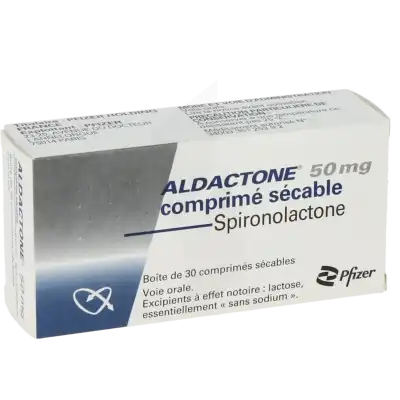 Aldactone 50 Mg, Comprimé Sécable à Chelles