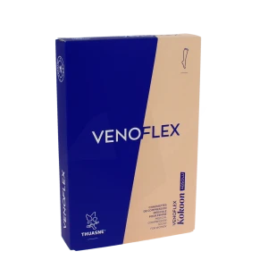 Venoflex Kokoon Absolu 2 Chaussette Mollet+ Femme Noir Taille 3n