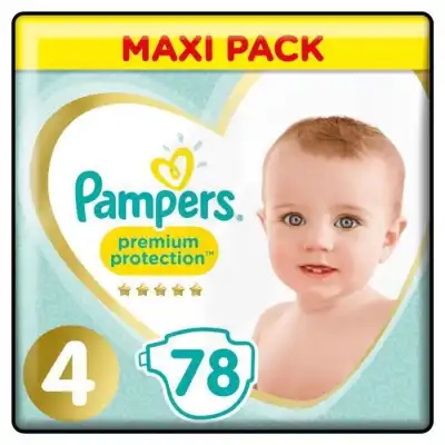Pampers Premium Couche Protection T4 8-16kg Paquet/78 à BORDEAUX