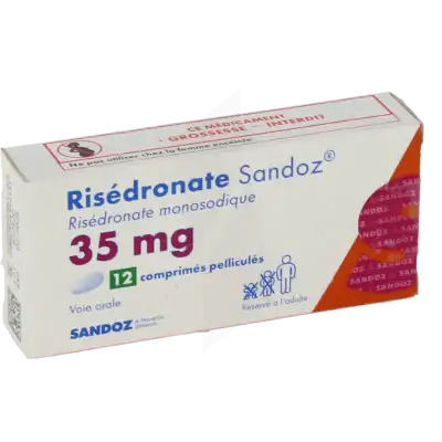 Risedronate Sandoz 35 Mg, Comprimé Pelliculé à Bordeaux