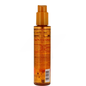 Nuxe Sun Huile Bronzante Spf30 Visage Et Corps Flacon Pompe De 150 Ml