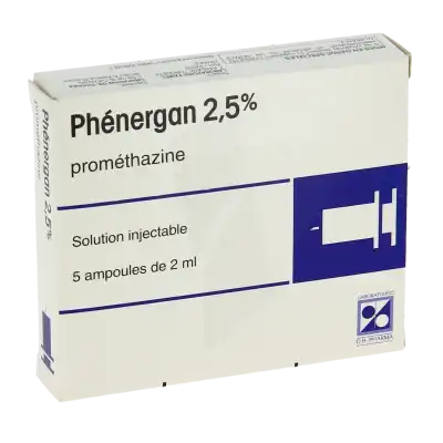 Phenergan 2,5 Pour Cent, Solution Injectable à LIEUSAINT
