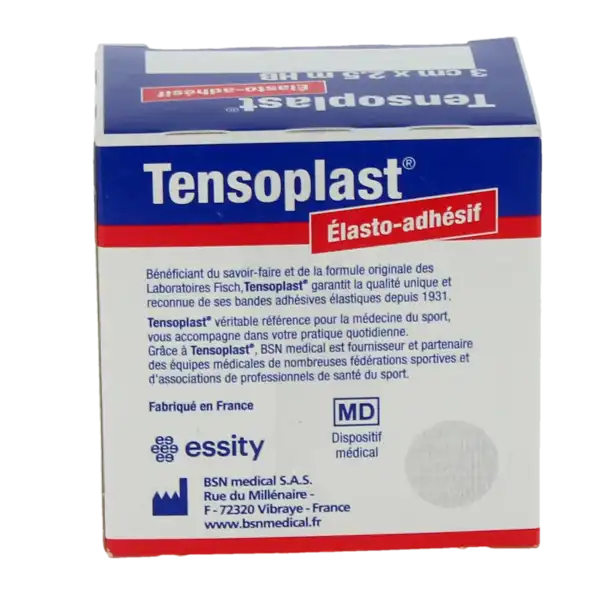 Tensoplast Hb Bande Adhésive élastique 3cmx2,5m