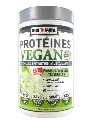 Eric Favre Protéines Vegan 750 g Saveur Pistache