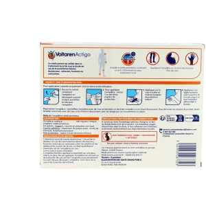 Voltarenactigo 140 Mg, Emplâtre Médicamenteux